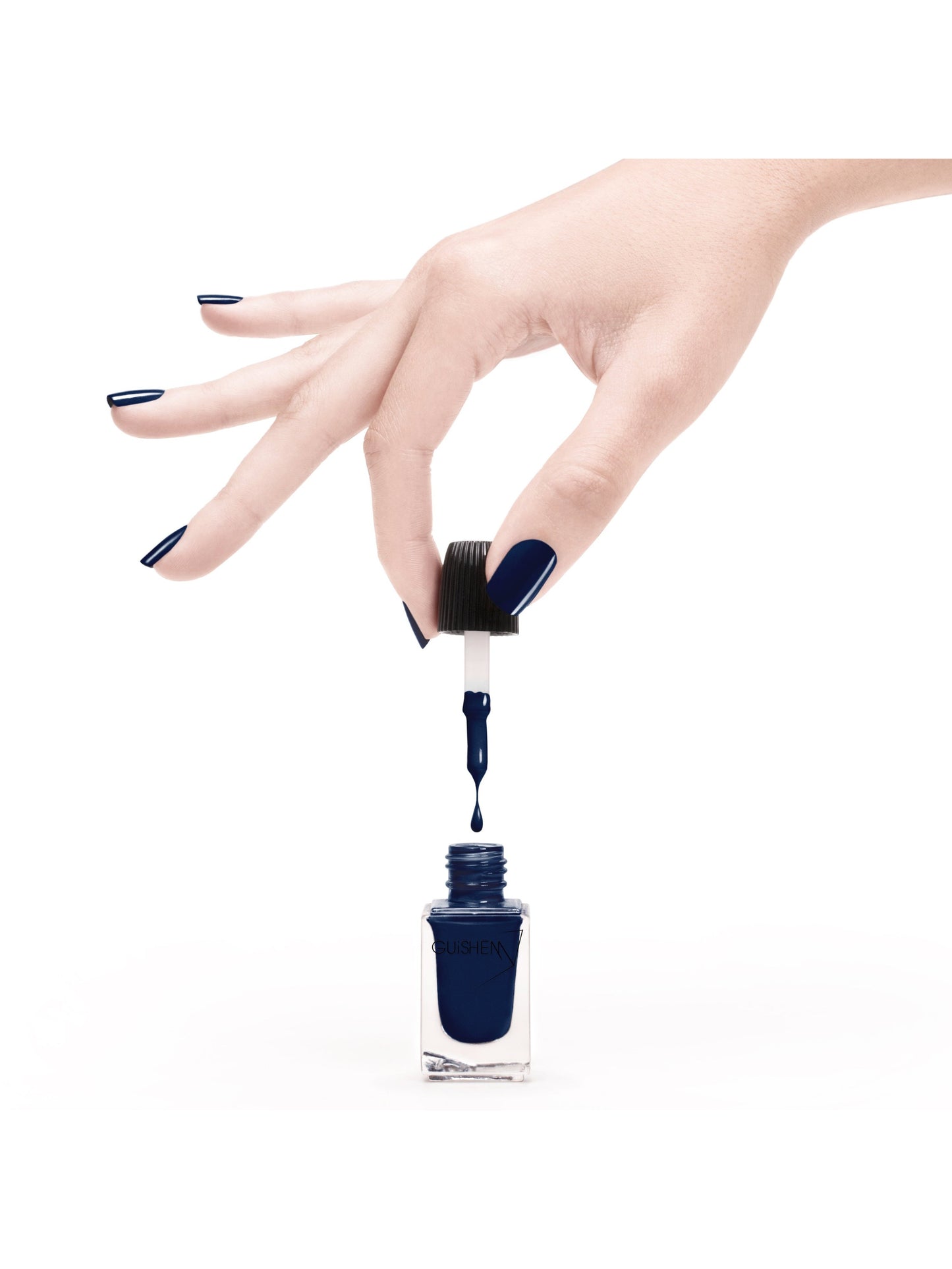 Premium Nail Lacquer, Azzurro - 091, Navy Blue Creme Nail Polish