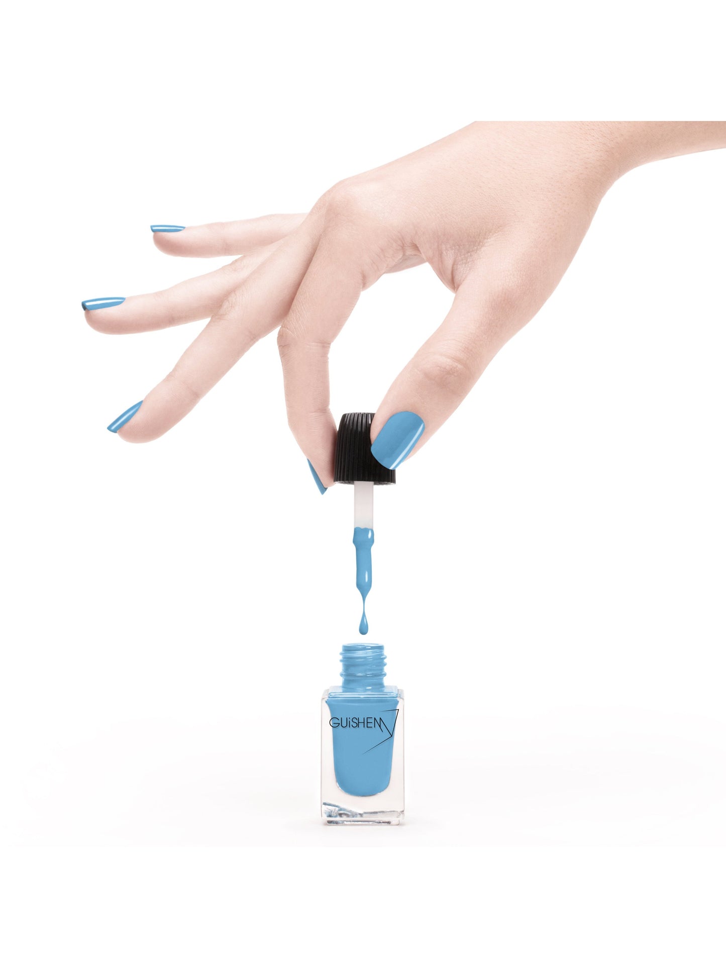 Premium Nail Lacquer, Capri - 120, Sky Blue Creme Nail Polish