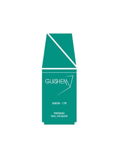 Premium Nail Lacquer, Sheva - 179, Deep Turquoise Creme Nail Polish