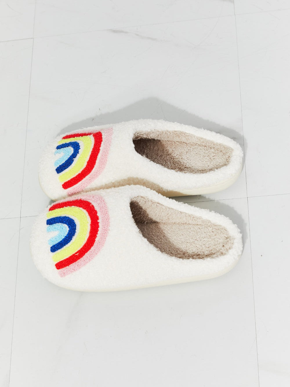 MMShoes Rainbow Plush Slipper