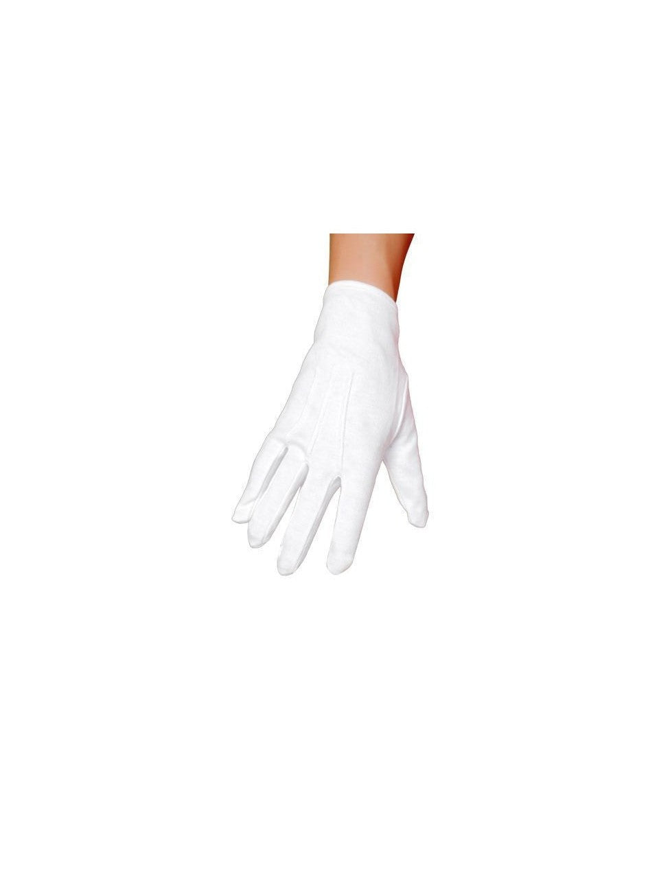 GL102 White Gloves - Roma Costume Accessories