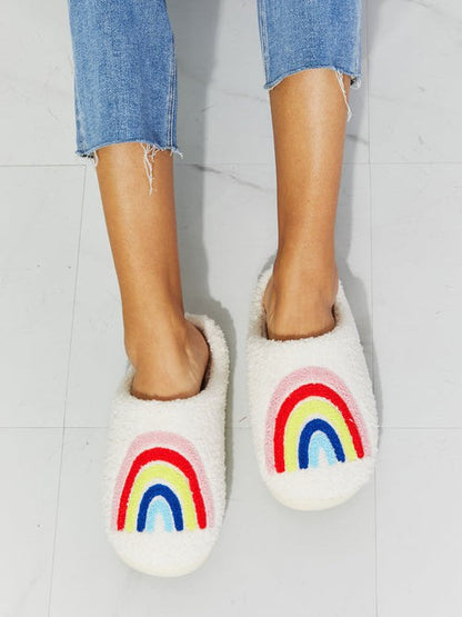 MMShoes Rainbow Plush Slipper