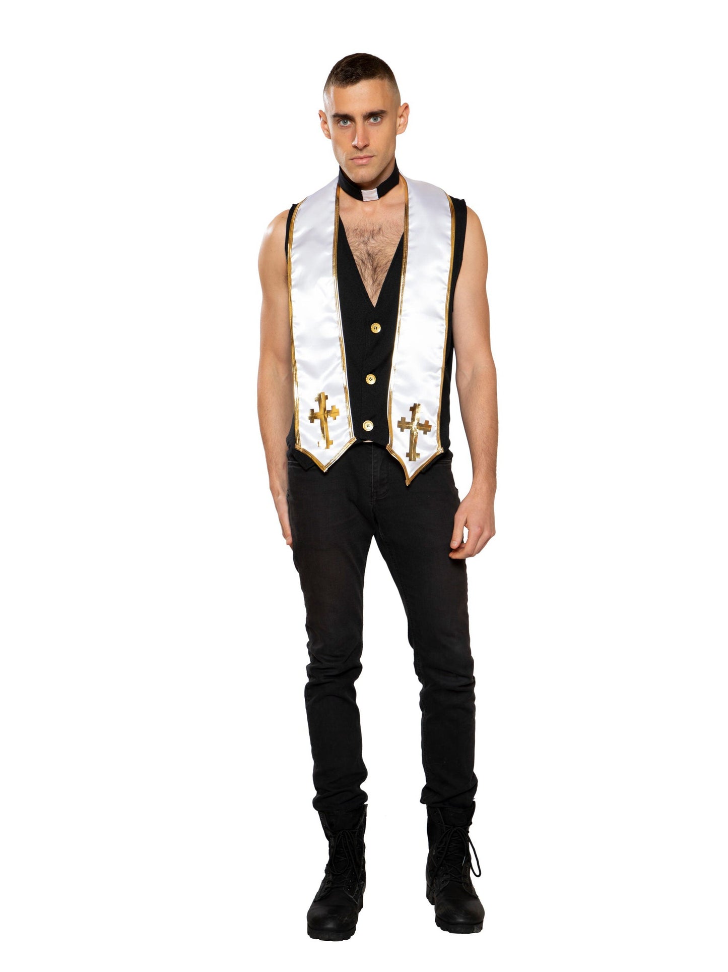 Dashing Men's Priest Costume