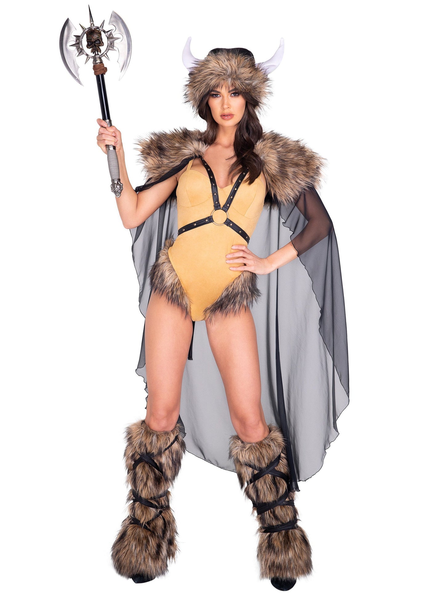 Viking Warrior Suede Costume