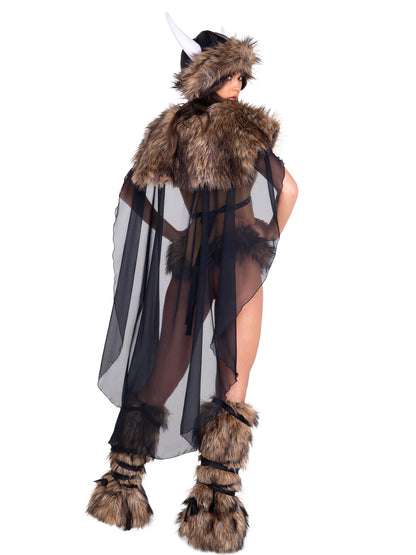 Viking Warrior Suede Costume