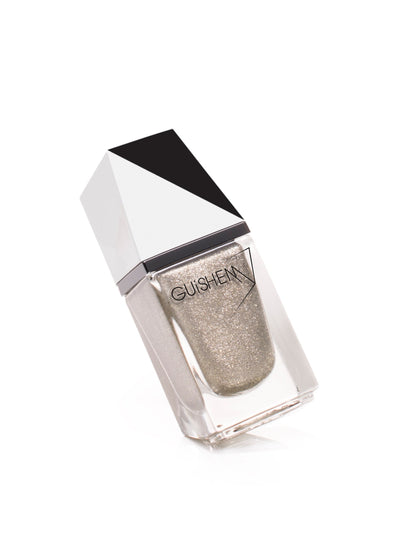 Premium Nail Lacquer, Frosted Almond - 630, Light Gold Sugar Effect