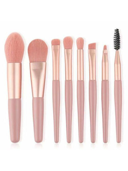 8-piece Makeup Brush Set Portable Travel Set Soft Hair Makeup Brush