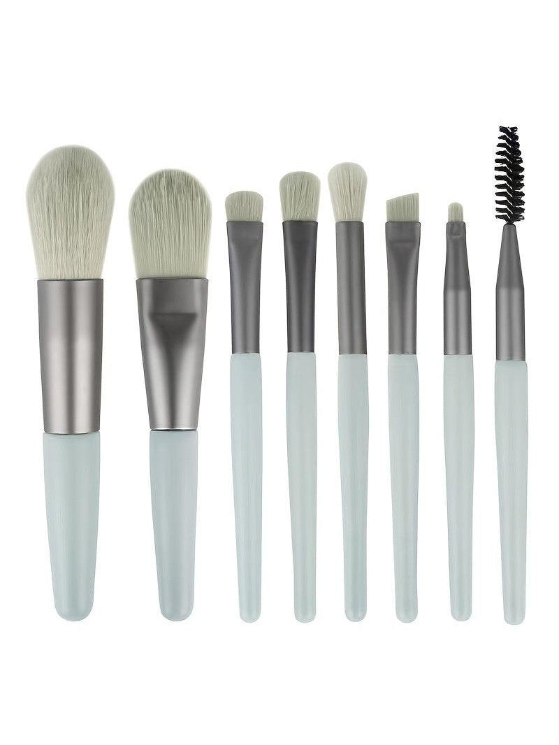 8-piece Makeup Brush Set Portable Travel Set Soft Hair Makeup Brush