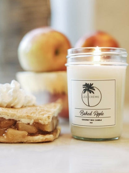 Baked Apple Scent Coconut Wax Candle