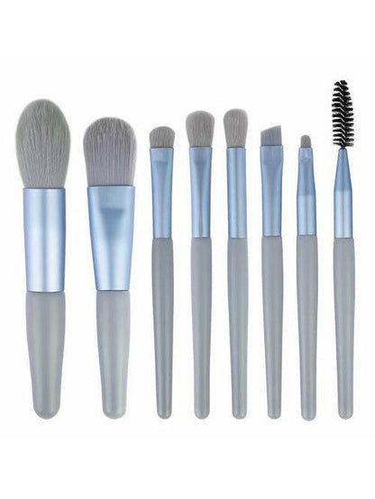 8-piece Makeup Brush Set Portable Travel Set Soft Hair Makeup Brush