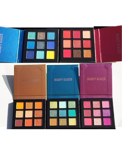 Beauty Glazed 9 Color Eyeshadow Palette Make up