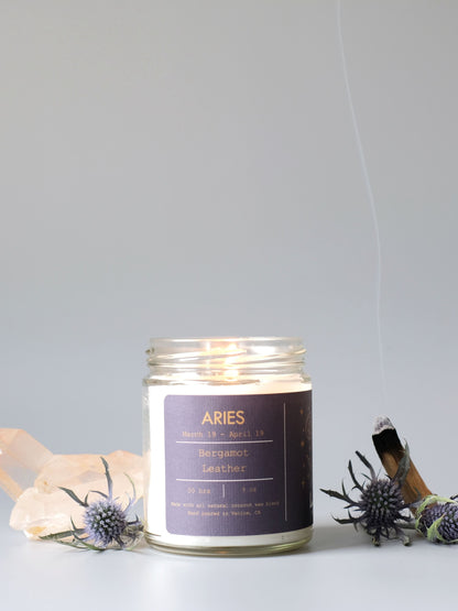 Aries, Zodiac Candle