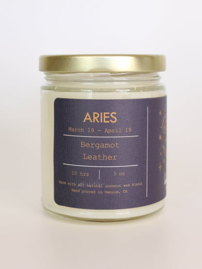 Aries, Zodiac Candle