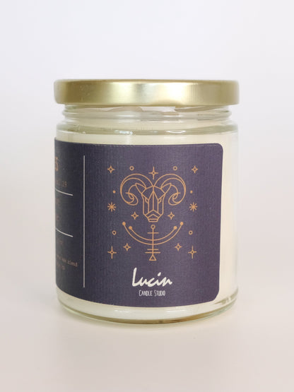 Aries, Zodiac Candle