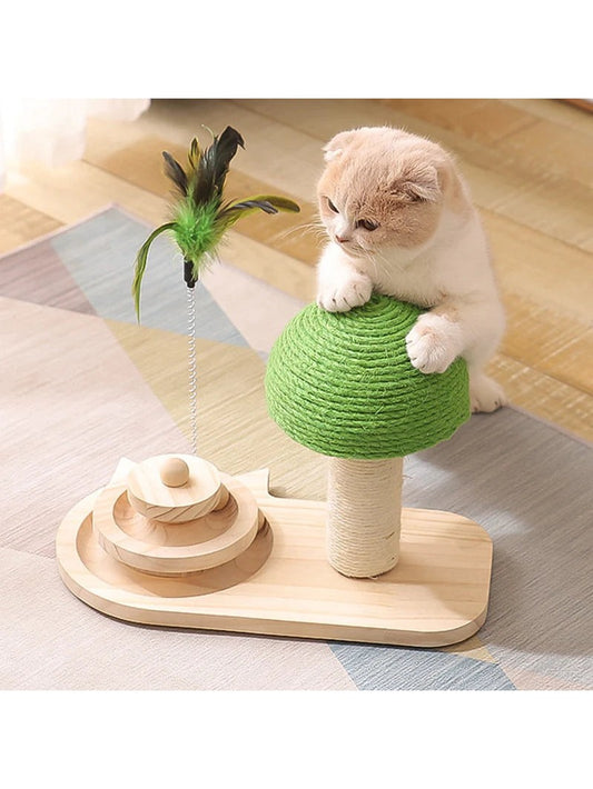 Pet Tree Scratching Post With Toy