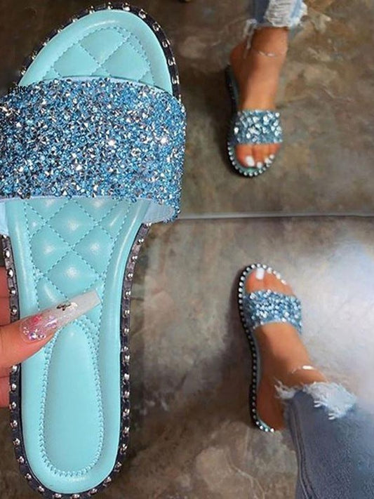 Bling Bling Flats Summer Slippers