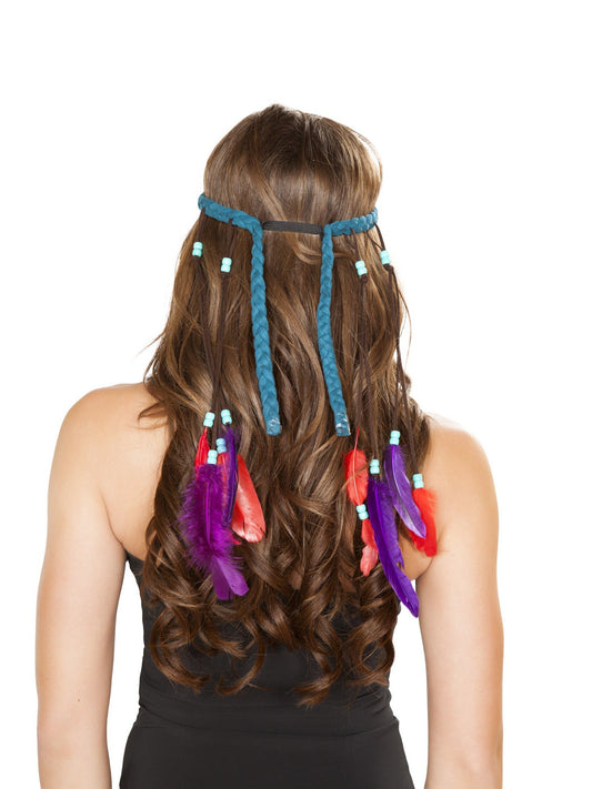 Turquoise Indian Costume Headband