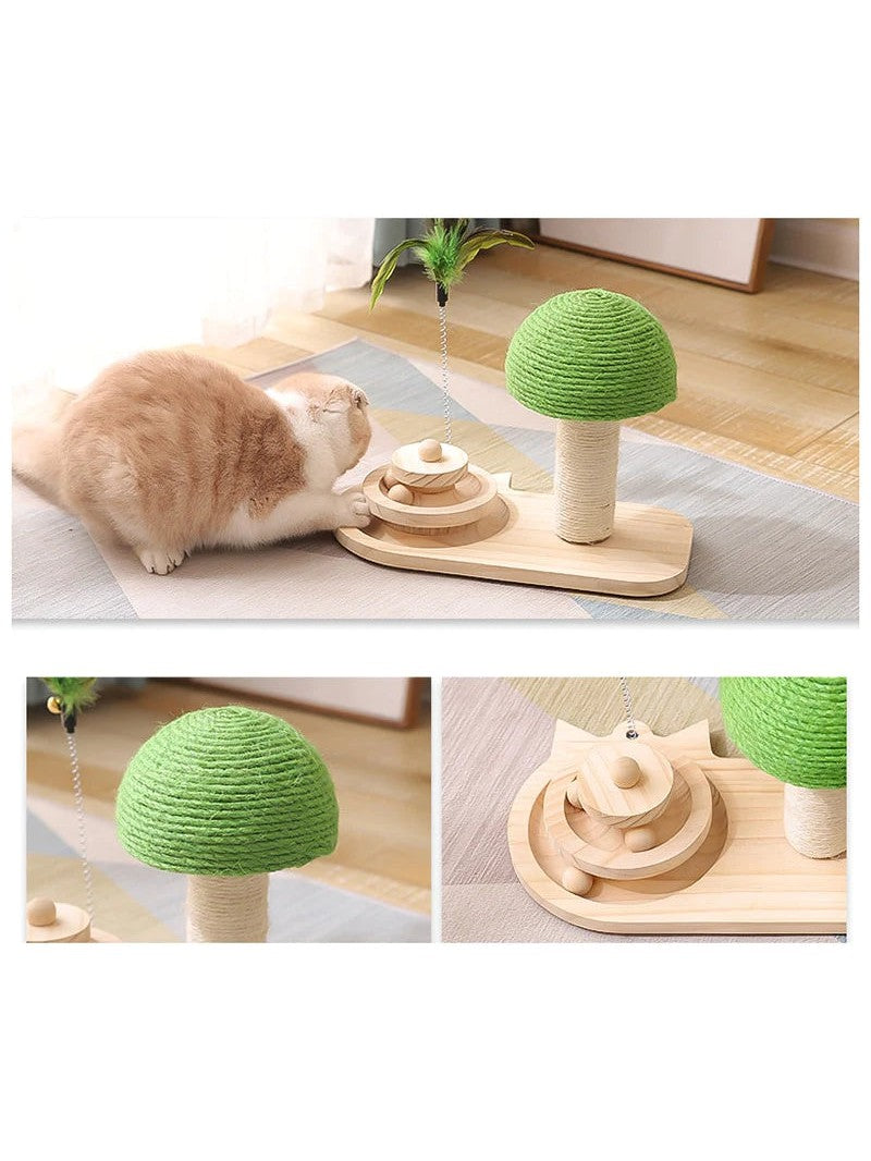 Pet Tree Scratching Post With Toy