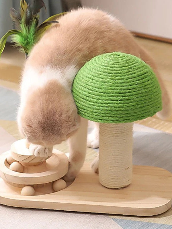 Pet Tree Scratching Post With Toy