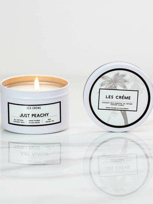 Just Peachy Scent Coconut Wax Candle