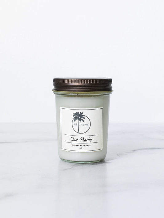 Just Peachy Scent Coconut Wax Candle