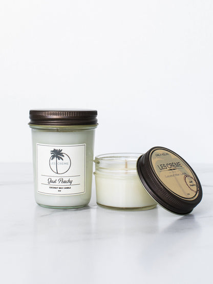 Just Peachy Scent Coconut Wax Candle