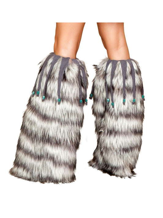 Beaded Fringe Leg Warmers Costume