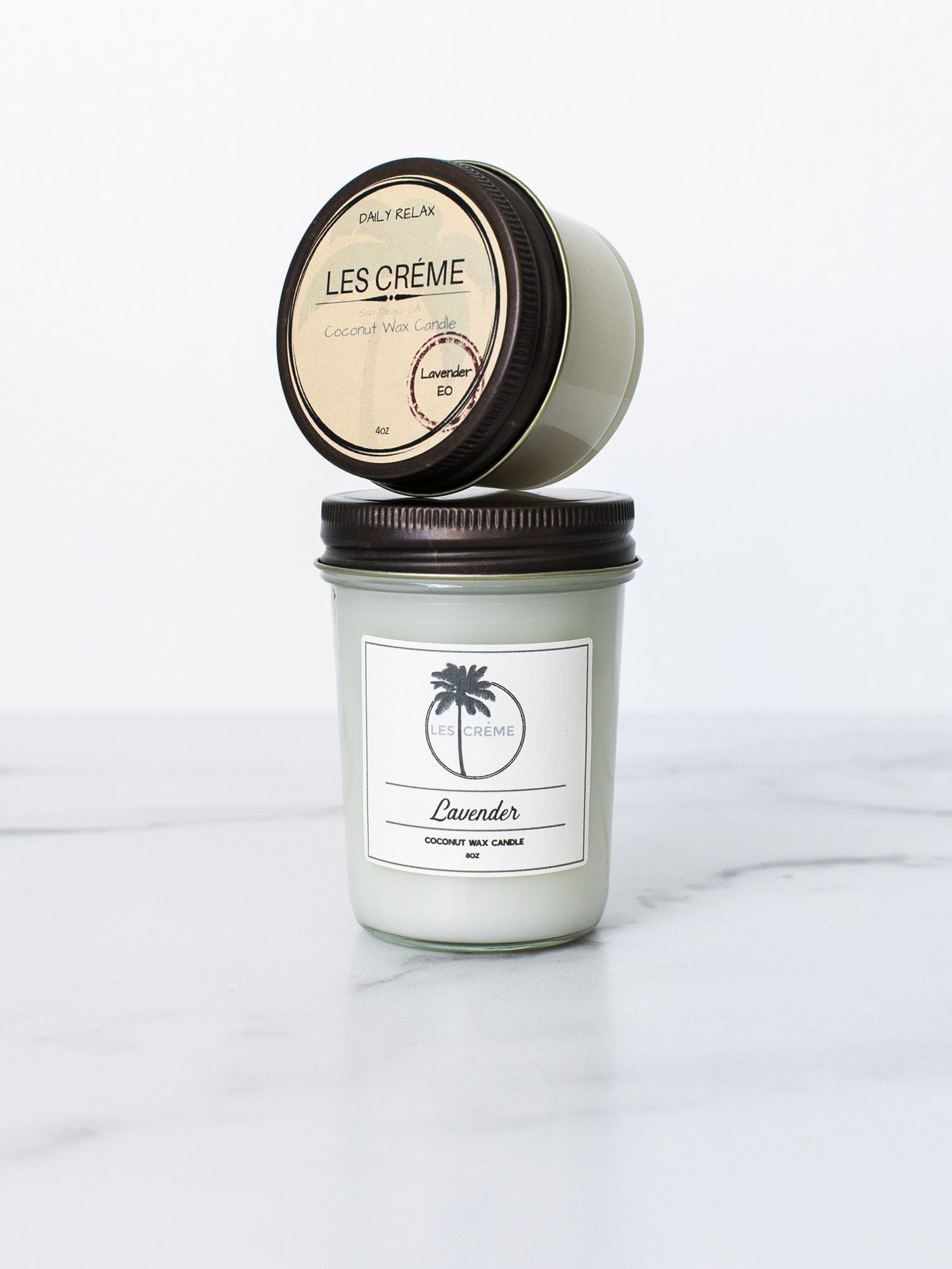 Lavender Scent Coconut Wax Candle