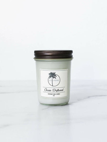 Ocean Driftwood Scent Coconut Wax Candle