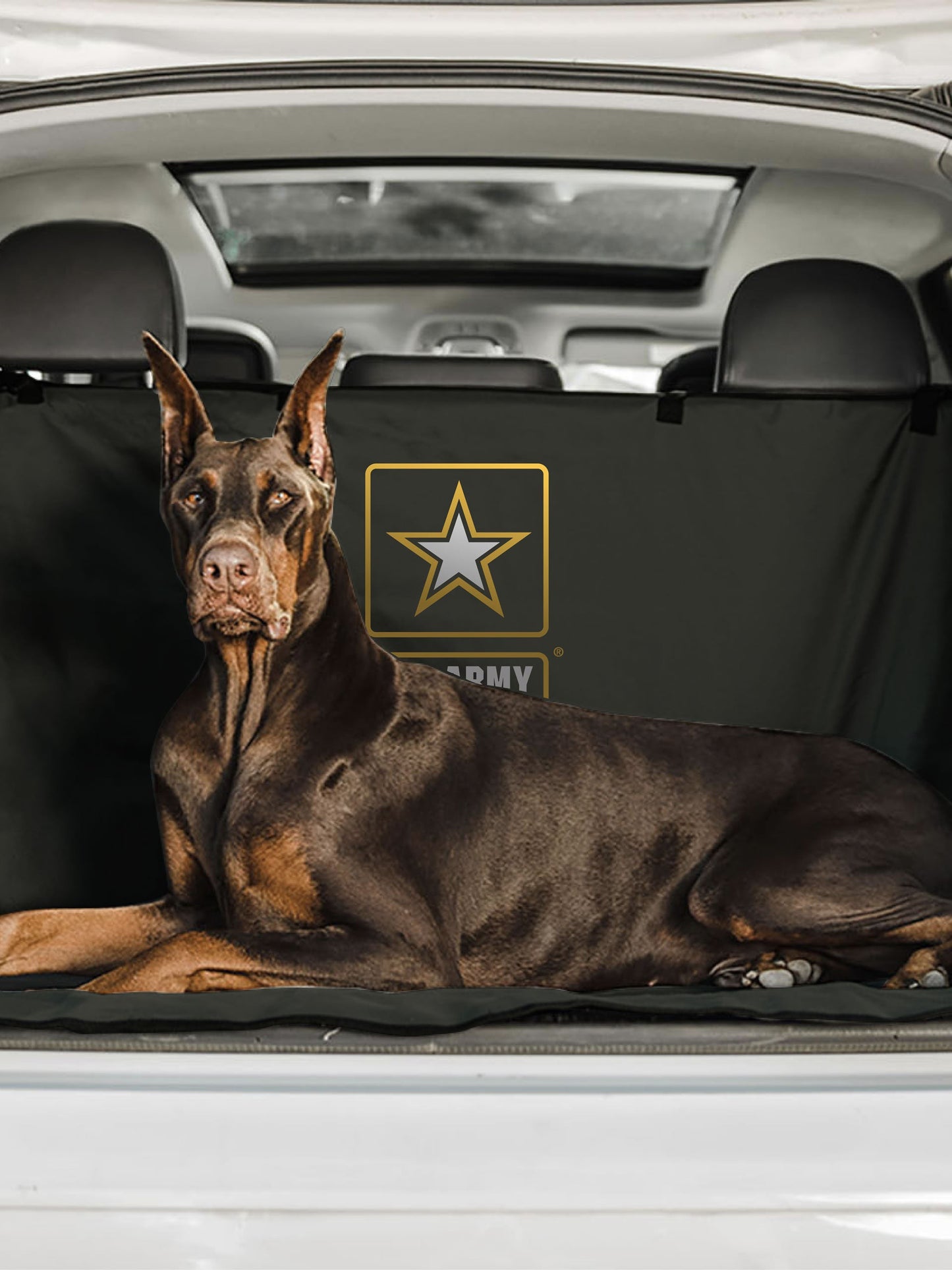 US Army Car or SUV Cargo Pet Cover - Dark Camo