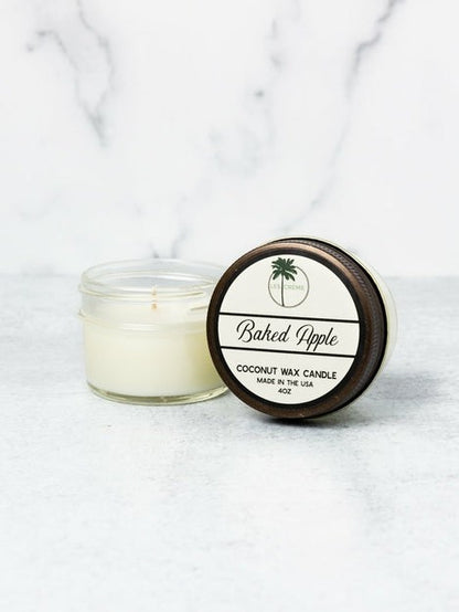 Baked Apple Scent Coconut Wax Candle