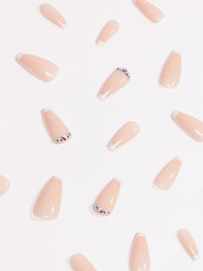 Beige Twinkle | Soft & Durable Press-On Nails