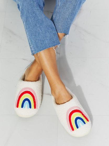 MMShoes Rainbow Plush Slipper