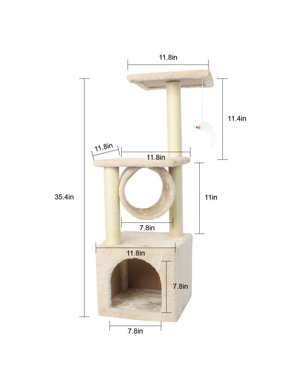 Cat Tree House Tower