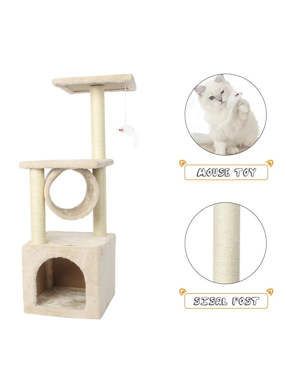 Cat Tree House Tower