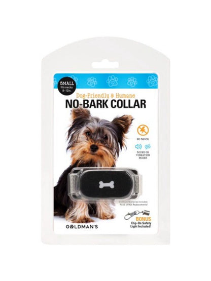 Goldman's No-Bark Training Dog Collar - Size Small