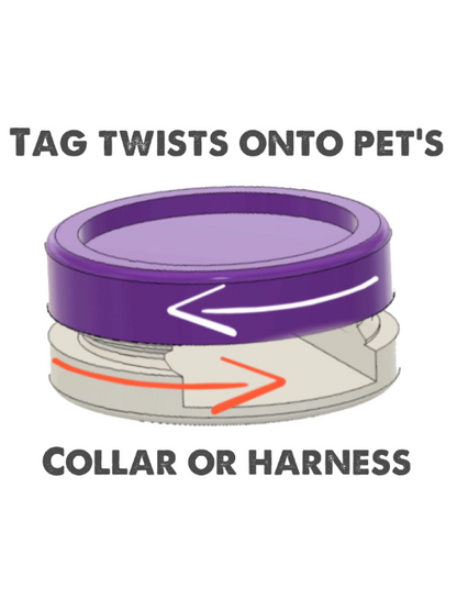 Wholesale Pack of 20 QR Code Pet ID Tags With Free Pet Profile