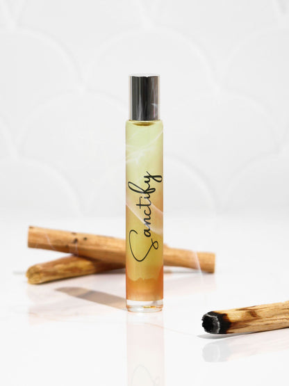 Sanctify Rollerball Perfume (Palo Santo)