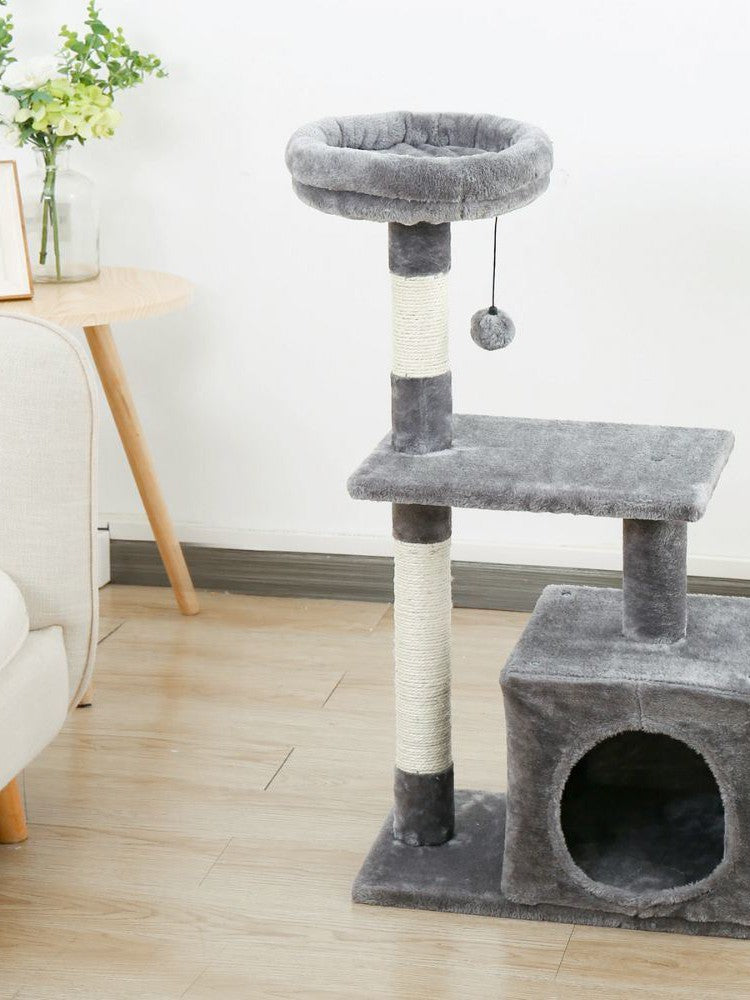 Cat Tree House 3 Tier Scratching Post