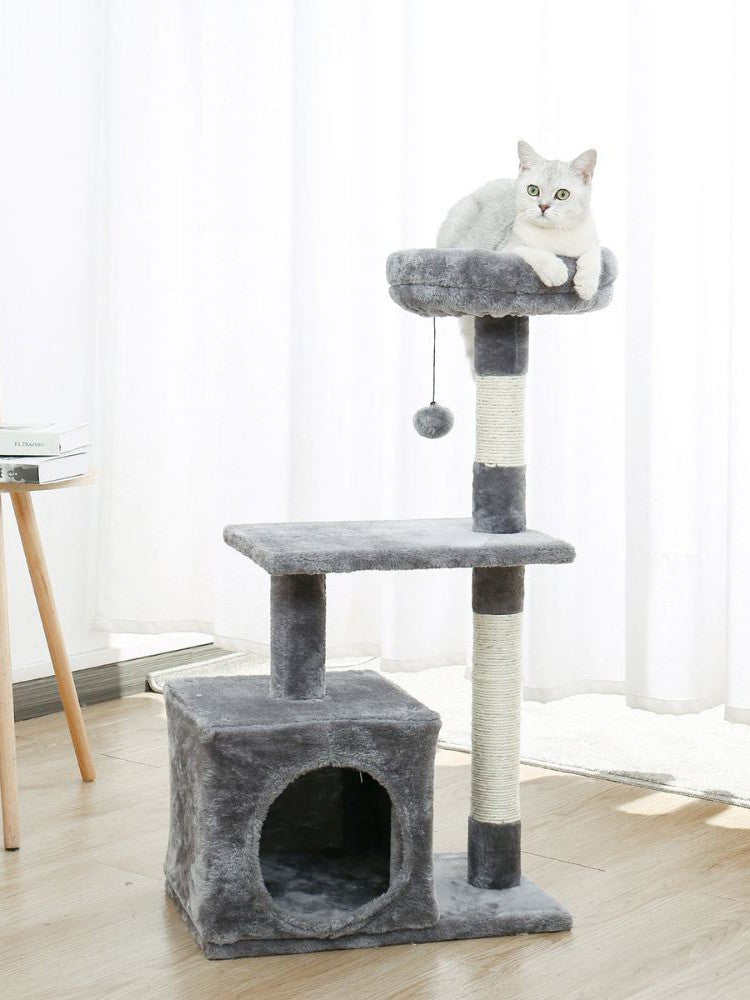 Cat Tree House 3 Tier Scratching Post