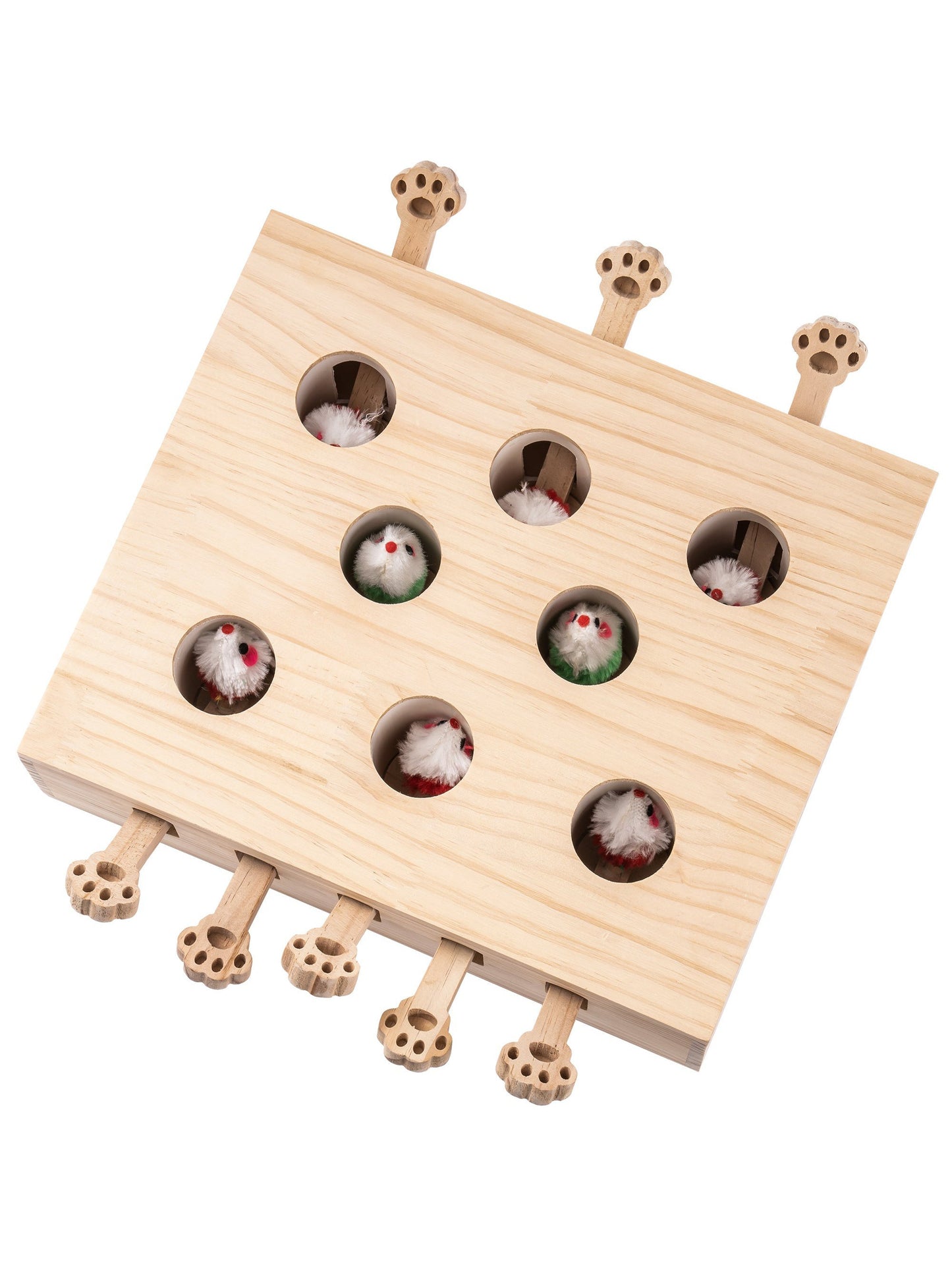 Mewoofun 8 Holes Cat Toy