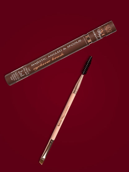 Majestic Angled and Spoolie Eyebrow Brush