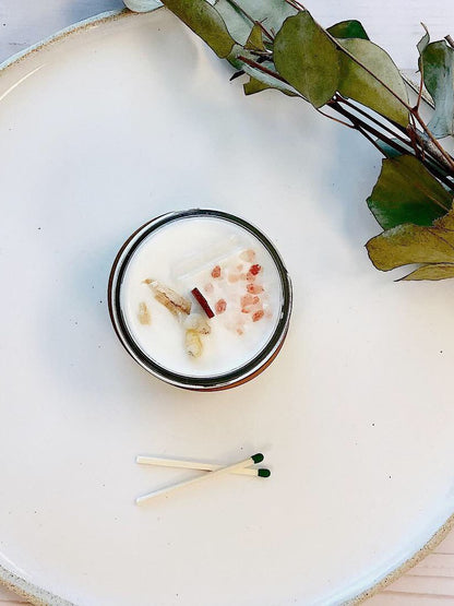 Space Clearing Candle/ Intention Candle / Organic Soy Candle / Candle