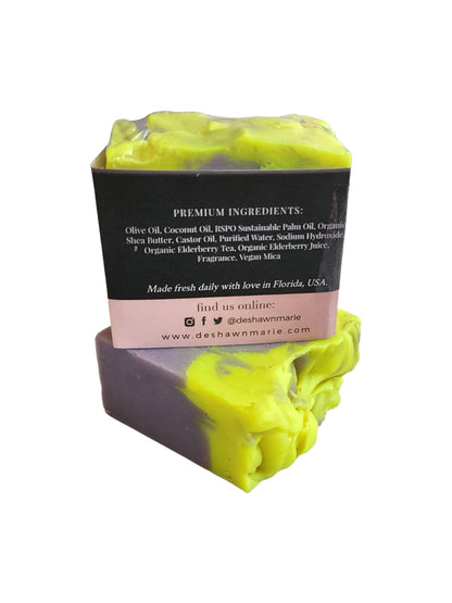 Elderberry Magnolia Soap