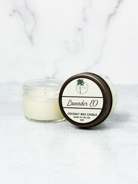 Lavender Scent Coconut Wax Candle