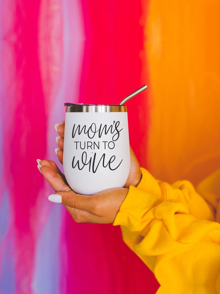 Mom's Turn To Wine 12oz Mug