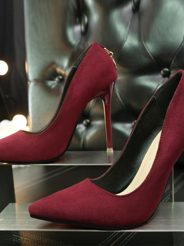 Suede Stiletto Heels