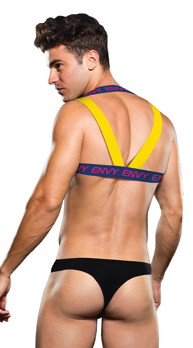 Arnês com logotipo colorido Envy masculino