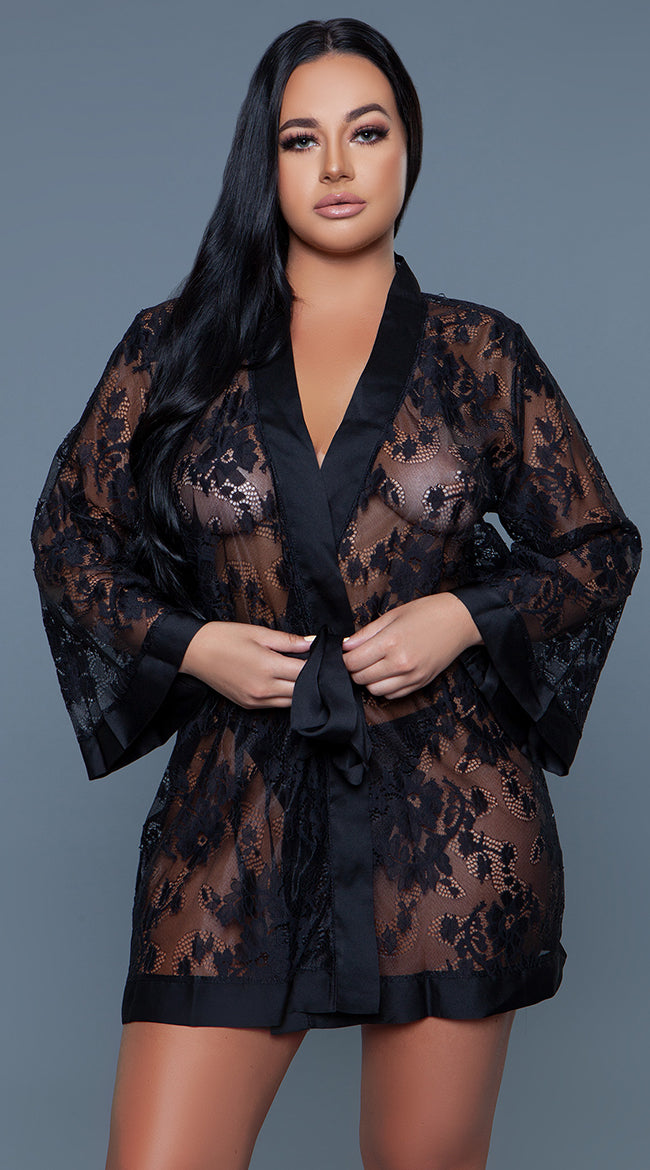 Delia Lace Robe