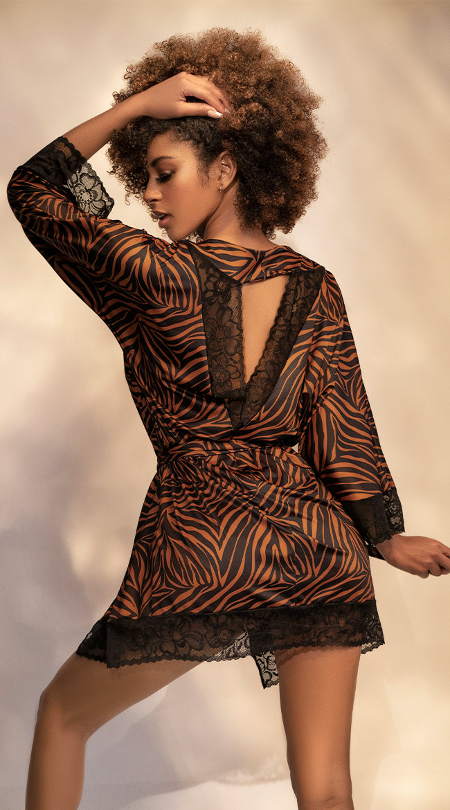 Elegant Tigress Robe